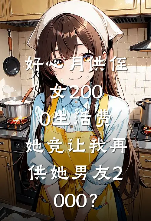 好心月供侄女2000生活费，她竟让我再供她男友2000？